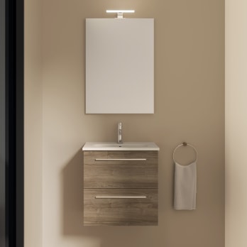 Conjunto completo mueble de baño fondo reducido 35 cm Street Royo