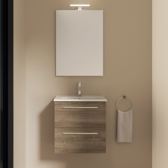 Conjunto completo mueble de baño fondo reducido 35 cm Street Royo