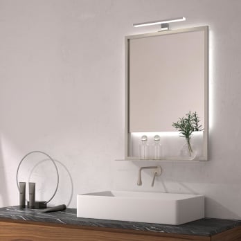 Espejo de baño con luz LED Margarita Eurobath
