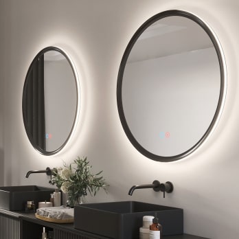 Espejo de baño con luz LED Torino Ledimex