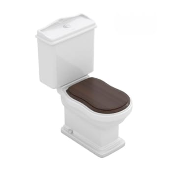 Inodoro compacto Atenas Fossil Natura con tapa de madera