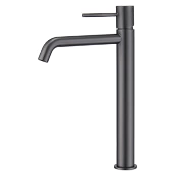 IMEX Grifo Lavabo Negro Mate Serie Milos