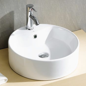 Lavabo sobre encimera Bruntec 50x32 cm Solid Surface Square