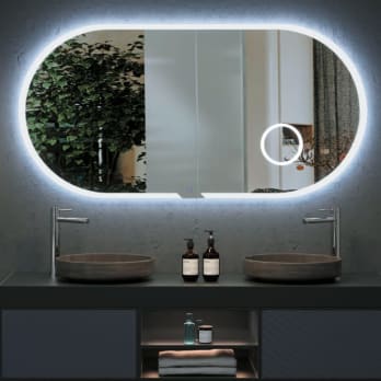 Espejo de baño con luz LED Indiana Ledimex