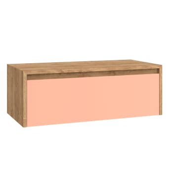 Mueble de baño Lambda con encimera de madera Coycama