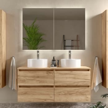 Mueble de baño para lavabo sobre encimera Bequia Salgar