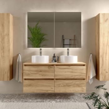Mueble de baño para lavabo sobre encimera Bequia Salgar