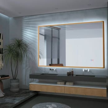 Espejo de baño con luz LED California Ledimex
