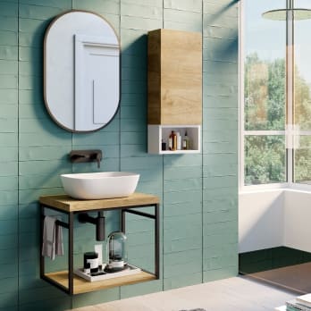 Mueble de baño con encimera Kirk Industrial Coycama