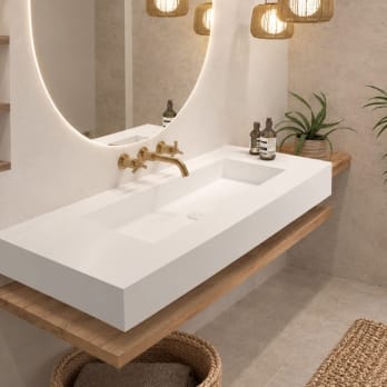 Lavabo de baño suspendido Austin Art and Bath