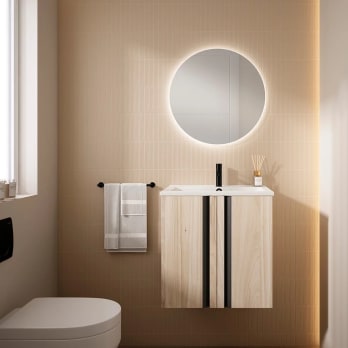 Conjunto mueble de baño fondo reducido 40 cm Lagos Visobath