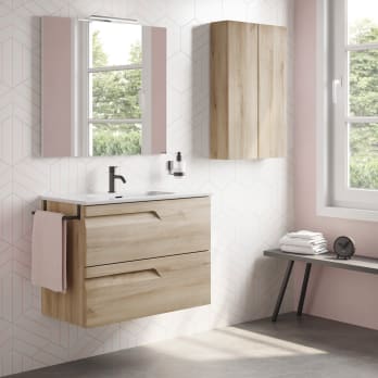 Conjunto mueble de baño fondo reducido 39 cm Vitale Royo