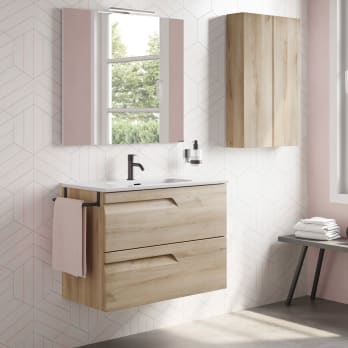 Conjunto mueble de baño fondo reducido 39 cm Vitale Royo