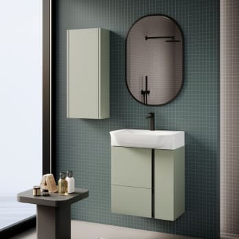 Conjunto mueble de baño fondo reducido 28 cm Versa Coycama
