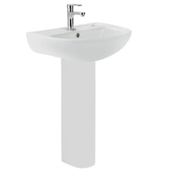 Lavabo con pedestal Strohm Teka Manacor