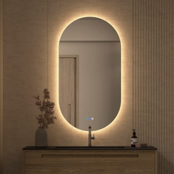 Espejo de baño con luz LED Denia Bruntec