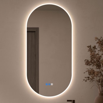 Espejo de baño con luz LED Denia Bruntec