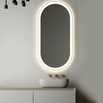 Espejo de baño con luz LED Zenit Bruntec