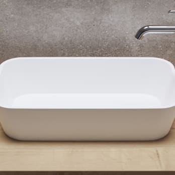 Lavabo sobre encimera Biel Solid fondo reducido Art and Bath
