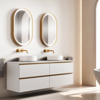 Mueble de baño con encimera Hidrófuga Granada Visobath