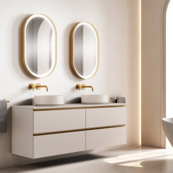 Mueble de baño con encimera Hidrófuga Granada Visobath