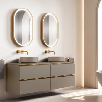 Mueble de baño con encimera Hidrófuga Granada Visobath