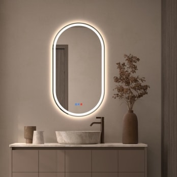 Espejo de baño con luz LED Aris Bruntec