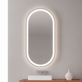 Espejo de baño con luz LED Aris Bruntec