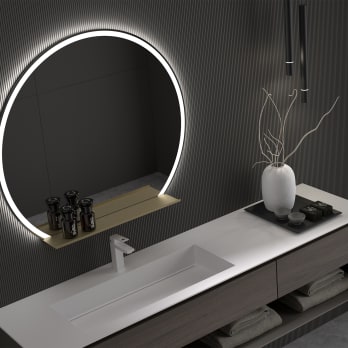Espejo de baño con luz LED Crepúsculo de Eurobath