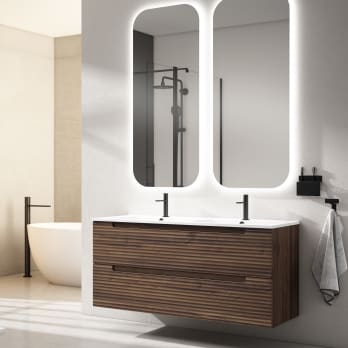 Conjunto mueble de baño Kyoto japandi Visobath