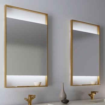 Espejo de baño con luz LED Elan de Bruntec