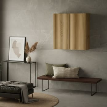 Colgar doble 2 puertas madera maciza Alpes Bruntec