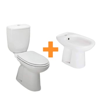 Pack inodoro + Bidé Benissa Unisan Sanindusa