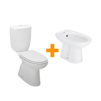 Pack inodoro + Bidé Benissa Unisan Sanindusa