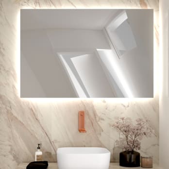 Espejo de baño con luz LED Dune Bruntec