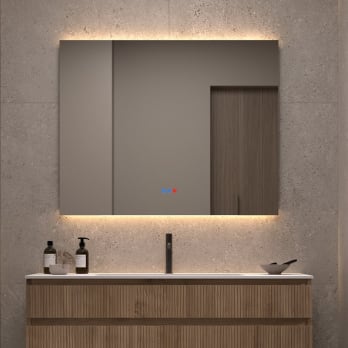 Espejo de baño con luz LED Casiopea Bruntec