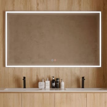 Espejo de baño con luz LED Suiza Ledimex