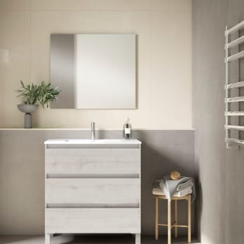 Mueble de baño fondo reducido 39.5 cm Box Viso Bath