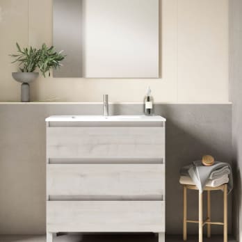 Mueble de baño fondo reducido 39.5 cm Box Viso Bath
