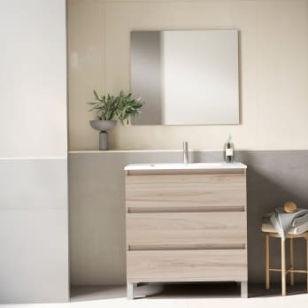 Mueble de baño fondo reducido 39.5 cm Box Viso