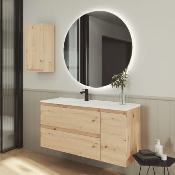 Mueble de baño color madera Vilma Bruntec
