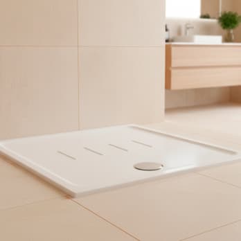 Plato de ducha de cerámica Waterline Unisan