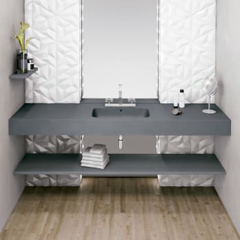 Lavabo encimera suspendido