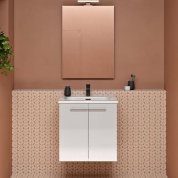 Conjunto completo mueble de baño fondo reducido 35 cm Street Royo