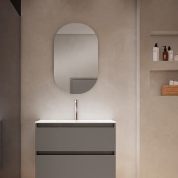 Mueble de baño fondo reducido 39.5 cm Box Viso Bath