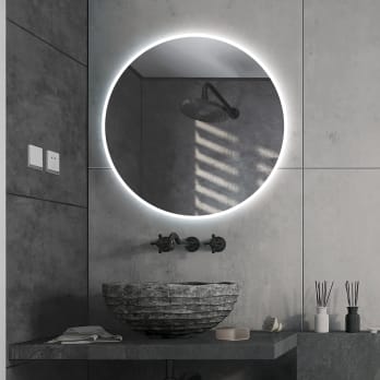 Espejo de baño con luz LED Londres Ledimex