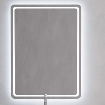 Espejo de baño con luz LED Leroy Bruntec