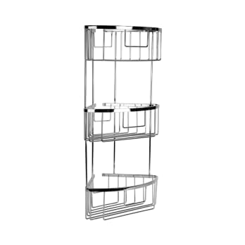 Estante de ducha triple 600 de Bruntec
