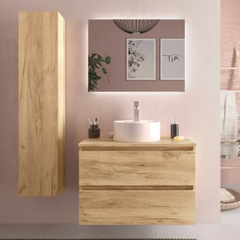 Mueble de baño para lavabo sobre encimera Bequia Salgar