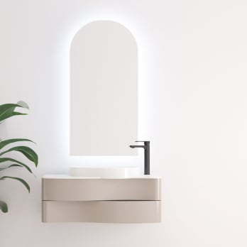 Espejo arco con luz LED Lama Bruntec